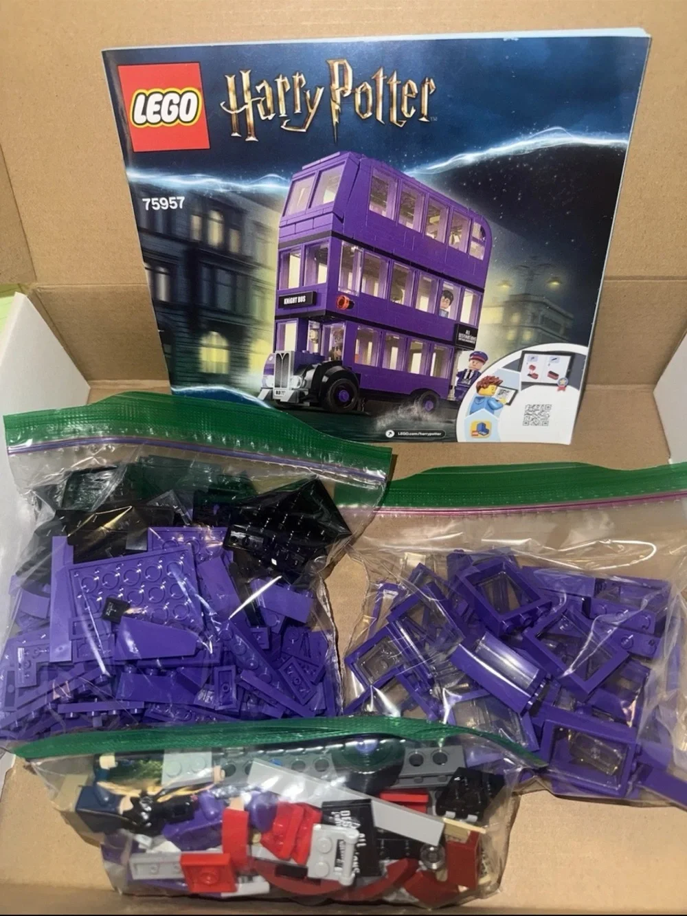 LEGO Harry Potter: The Knight Bus (75957) RETIRED Complete W Manual